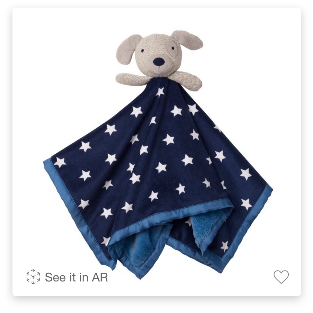 NWT Baby XL Security Blanket | dog with stars
